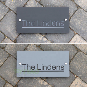 Custom Personalized Modern Exterior Outdoor Crystal Address Home <strong>Name</strong> Door <strong>House</strong> Number Sign Plate <strong>Plaque</strong> - Product Image 4