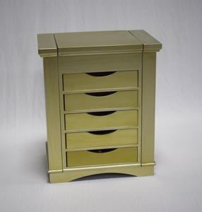 Large Wooden <b>Jewelry</b> <b>Box</b>/Cabinet/Armoire <b>With</b> <b>Lock</b> for Women Girls Ring Necklace Bracelet - Product Image 4