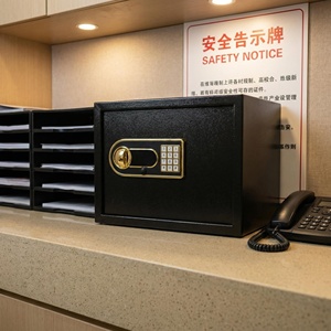 Coffre-fort mural électronique moderne de luxe, ignifuge, en métal, à serrure à clé, pour la maison et le bureau – Vente chaude, haute qualité - Product Image 1