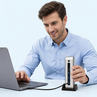 Commerciële Mini PC Core I3 1315U I5 1335U I7 1360P 16GB DDR4 RAM M.2 SSD Drievoudige Schermen Dubbele Lan Win11 Business Mini Computer