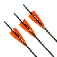 Tir à l'arc 30 ''colonne vertébrale 400-1000 ID4.2mm fibre de carbone pure flèche arbre Commpound arc classique flèche en carbone