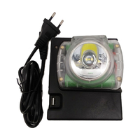 Lampe frontale LED verte pour l'exploitation minière, 20000 Lux, lampe de casque étanche pour travaux souterrains