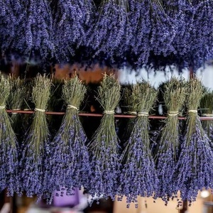 Fleurs de haute qualité 80g/bouquet, bouquet personnalisé de fleurs de lavande séchées bleues pour la décoration de la maison/du mariage - Product Image 1