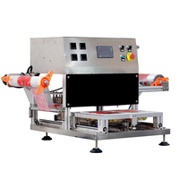 Scellant de plateau de viande et de nourriture de table semi-automatique pour l'emballage de boissons avec équipement de matériaux en papier comme composant de base