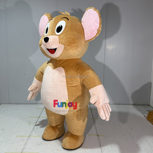 Costume de mascotte de souris gonflable personnalisé, costume de mascotte de dessin animé <span class=keywords><strong>Tom</strong></span> <span class=keywords><strong>et</strong></span> <span class=keywords><strong>Jerry</strong></span> pour carnaval, défilé, promotion en centre commercial, fête, événement - Product Image 2