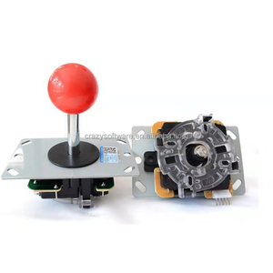 Высокое качество аркадных игр, красного и желтого цветов шар 4 джойстик боевые палки запчасти - Product Image 6