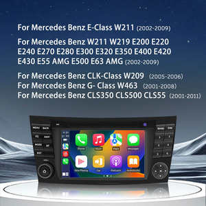 7 Polegada IPS Android 13 CLK Rádio Do Carro Painel de Tela Dividida GPS 128G para Mercedes Benz W211 Classe C CarPlay Invertendo Aid <span class=keywords><strong>6G</strong></span> RAM - Product Image 3