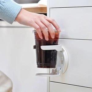 Support de tasses pliable pour bureau, porte-armoire, sans perçage, rangement pour café, support mural pour tasses, maison, dortoir - Product Image 6