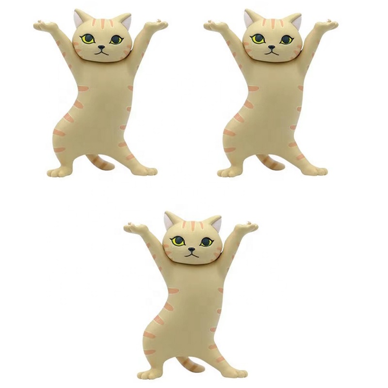 Подставка для мобильного телефона, держатель для танцующих кошек, игрушек, держатель для ручек, форма для кошки, гроб, подставка для танцевальных ручек, держатель для карандашей для кошки, милый дизайн