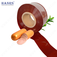 Film laminé en nylon polyamide de qualité alimentaire pour saucisses, durable, souple, barrière, surface unie/brillante, différentes couleurs disponibles