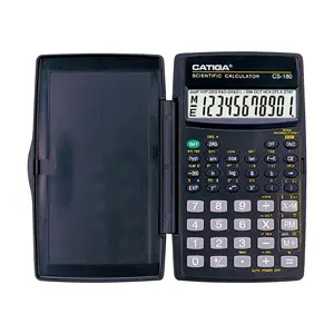 Calculatrice solaire CATIGA 8 + 2 chiffres, 56 fonctions Calculatrice graphique scientifique Calculatrice scientifique