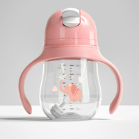 PP Baby Bottles with Wide Caliber, Drop-Proof