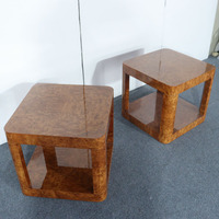 Meubles sur mesure de luxe privés, table d'appoint moderne en bois de palisander pour salon.