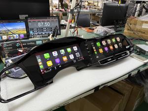 UPSZTEC 24.6 pouces double écran LCD tableau de bord compteur de vitesse Cluster Center Android écran pour Dodge Challenger <span class=keywords><strong>SRT</strong></span> <span class=keywords><strong>Hellcat</strong></span> 2010-2023 - Product Image 4