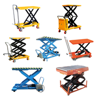 Chariot élévateur à ciseaux hydraulique mobile Zhongxiang 150 kg avec roues, taille personnalisable, utilisation facile et sécurisée