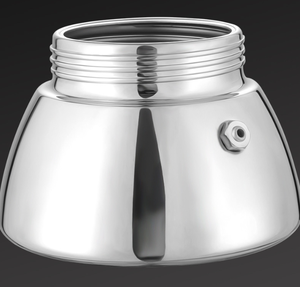 Cafetière Moka 4 tasses avec poignée <span class=keywords><strong>en</strong></span> acier inoxydable effet bois, valve unique, pour expresso <span class=keywords><strong>italien</strong></span>, mini cafetière d'extérieur - Product Image 6