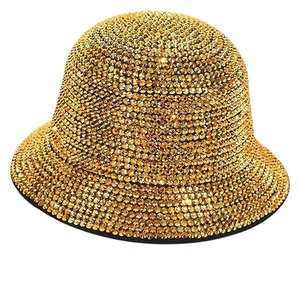 Sombrero de Pescador Hua Liyu con Pedrería Plateada, Hecho a Mano, con Incrustaciones de Diamantes, Estilo Individualista - Product Image 3