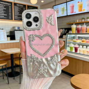 Coque arrière antichoc papillon pour <span class=keywords><strong>MOTO</strong></span> E15 G05 G35 G04 G24, étui de téléphone portable en silicone pailleté plaqué - Product Image 6