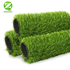 QINGZHOU FOSHAN 30mm outdoor pasto sintetico fake artifical grass rug synthetic green carpet artificial grass