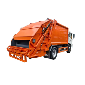 Xe tải rác nén phía sau 9 M với hộp số tay 4x2 động cơ diesel Euro 3 để thu gom rác - Product Image 6