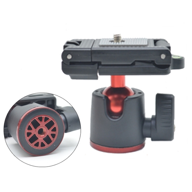 Cheaper Price Mini Desktop Aluminum Alloy Tripod Mini Ball Head 360 Degree Pan 90 Degree Tilt Tripod