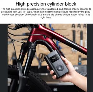 Inflable <span class=keywords><strong>1S</strong></span> 2 bomba de aire eléctrica tranvía coche bicicleta ligera bomba de aire portátil para <span class=keywords><strong>Xiaomi</strong></span> - Product Image 5