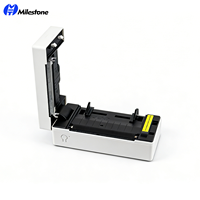 Impresora de Etiquetas Térmicas Milestone MHT-L1091 de 110 mm, Rollo a Rollo, 150 mm/s, 203 DPI, USB, Ecológica, para Etiquetas de Precio y Códigos de Barras
