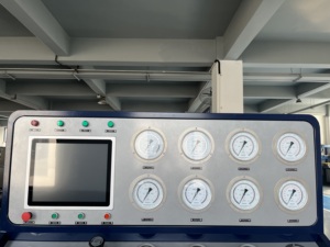 Kiểm soát máy tính ngang van kiểm tra băng ghế dự bị dn1200 thủy lực Mặt bích van chủ đề an toàn van áp lực máy tính thử nghiệm - Product Image 5