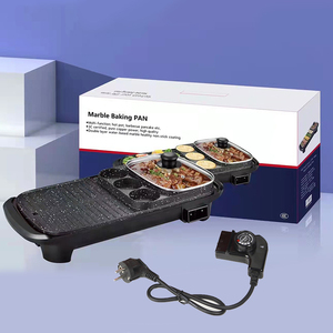 سخان كهربائي وعاء شواء تجاري متعدد الوظائف وعاء شواء كهربائي منزلي مع شواء داخلي للفنادق - Product Image 1