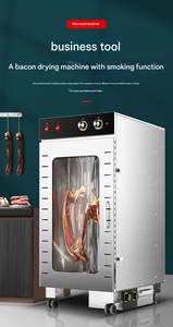 Déshydrateur alimentaire domestique de haute qualité avec fonction fumage, pour bacon, viande, bœuf séché, saucisses, avec minuterie et contrôle de la température, grande capacité - Product Image 2