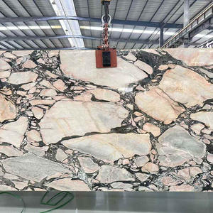 Pink Luxury Stone Kitchen <b>Marble</b> Slab Countertop Island Table Light Luxury Stone TV Background Wall <b>Marble</b> Wall Cladding - Product Image 5