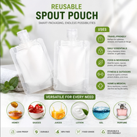 Nouvelle conception – Sachet souple en plastique de 30 ml et 50 ml avec bec verseur pour emballage de café liquide