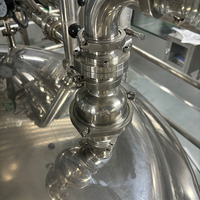 LINHONG 300L – Promotion Usine – Mélangeur Homogénéisateur Sous Vide pour Cosmétiques, Produits Chimiques, Lotions, Crèmes, Pâtes et Savon Liquide avec Moteur