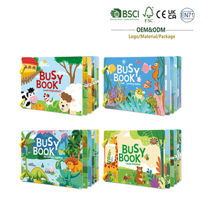 Jouets éducatifs <span class=keywords><strong>Montessori</strong></span> en gros, livre d'activités personnalisé, classeur DIY, livre silencieux en papier à coller pour l'apprentissage précoce des enfants - Product Image 1