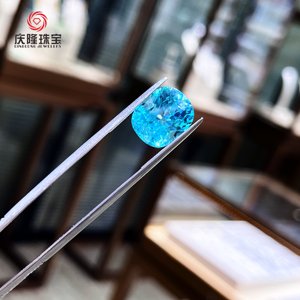 Qinglong Jewelry Factory Precio al por mayor Zafiro Piedra preciosa de laboratorio de alta calidad Paraiba Fancy Cut Paraiba Blue Paraiba Green Gems - Product Image 2