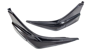 Welta Car Bumper <b>Protector</b> Side <b>Corner</b> Cover Bumper Lip Sport Style Thailand Version Splitter for Honda 10th Gen Civic 2019-2020 - Product Image 2