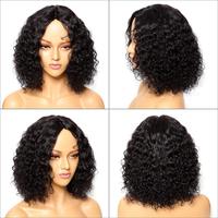 Perruque Bob Foxen Sans Colle en Cheveux Naturels Vietnamiens, Perruque Frontale en Dentelle de Cheveux Humains avec Frontal, Courte et Frisée en Cheveux Birmans