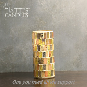 Matti's mosaique couleur changement LED bougie vraie flamme fabriqué en chine - Product Image 1