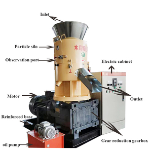 Moulin à granulés de bois à matrice plate personnalisé de haute qualité avec moteur électrique, haute capacité, pour poêle à granulés, fabriqué en Chine - Product Image 2