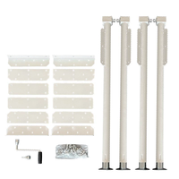 Cric de levage latéral pour camping-cars et caravanes, pied de support robuste pour remorque, pied de support d'angle pour remorque