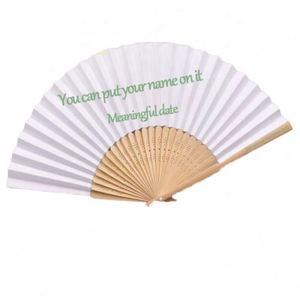 Abanico de Bambú Plegable Personalizado para Bodas y Fiestas, Precio de Fábrica, Barato, Chino - Product Image 3