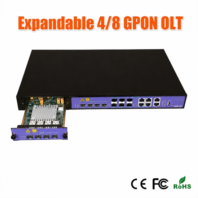 Wolck FTTH 1024 ONU User Hot-pluggable 4 8 PON Ports FD1604E-C1 C-Data Expandable GPON OLT