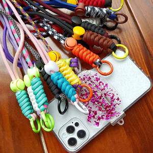 กลางแจ้งสายรัดข้อมือสั้นอุปกรณ์เสริมโทรศัพท์มือถือที่เรียบง่ายสําหรับ Iphone สมาร์ทสายคล้องมือถือโซ่กีฬาเชือกเส้นเล็กโทรศัพท์ SJS037 Laudtec - Product Image 4