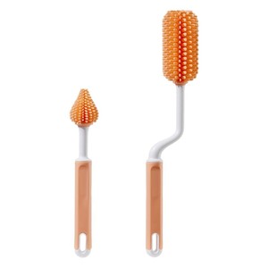 Ensemble de brosses en silicone pour biberons, rotation à 360 degrés, brosse de nettoyage pour tétines et pailles, pour l'entretien des biberons pour nourrissons - Product Image 5