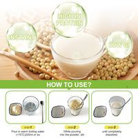 Poudre de lait de soja entier instantanée, riche en protéines, fibres et nutriments essentiels, provenant de Chine