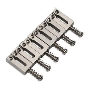 Stainless Steel Electric <b>Guitar</b> Bass Bridge Saddles 6pcs/Lot-10.5/10.8mm Flat Top for Electric Tremolo Bridge Replacement - Product Image 1