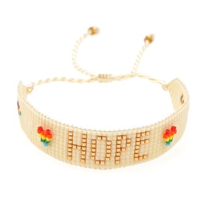 Bộ trang sức DG <span class=keywords><strong>Jewelry</strong></span> phong cách Bohemian bán chạy tại Châu Âu và Mỹ, làm từ đá tự nhiên MIYUKI, kiểu dáng tự làm, họa tiết cầu vồng, hạt chữ cái. - Product Image 5