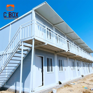 CBOX Maisons préfabriquées Conteneurs empilables Garage Dortoir Montage facile Maisons mobiles préfabriquées Maisons préfabriquées en conteneurs - Product Image 1