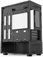 Boîtier de jeu en verre panoramique Cube Desktop High Airflow, personnalisé, compatible ATX/MATX, avec ventilateurs préinstallés