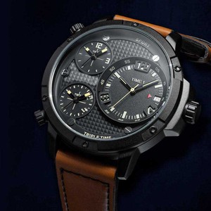 Reloj Time Traveler de 52 mm con Logotipo Personalizado, Mecánico Automático, Tres Zonas Horarias, Superluminoso, Reloj de Pulsera para Hombre - Product Image 4